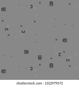 Simple black and white vector illustration. Abstract geometric background pattern