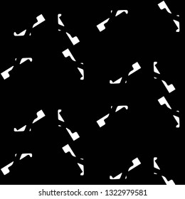 Simple black and white vector illustration. Abstract geometric background pattern