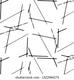 Simple black and white vector illustration. Abstract geometric background pattern