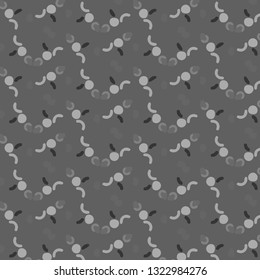 Simple black and white vector illustration. Abstract geometric background pattern