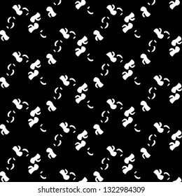 Simple black and white vector illustration. Abstract geometric background pattern