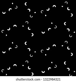 Simple black and white vector illustration. Abstract geometric background pattern