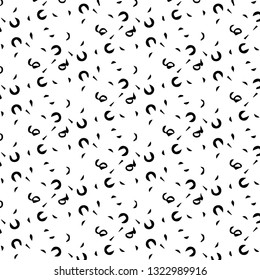 Simple black and white vector illustration. Abstract geometric background pattern