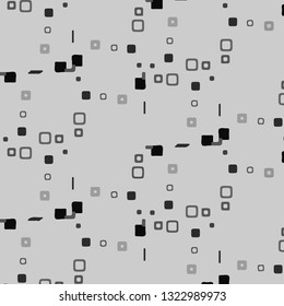 Simple black and white vector illustration. Abstract geometric background pattern