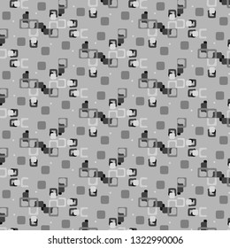 Simple black and white vector illustration. Abstract geometric background pattern