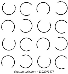 Simple black and white vector illustration. Abstract geometric background pattern