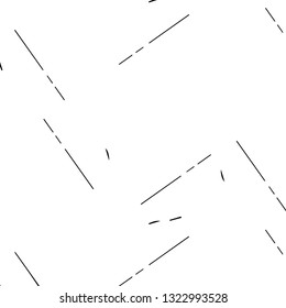 Simple black and white vector illustration. Abstract geometric background pattern