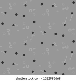 Simple black and white vector illustration. Abstract geometric background pattern