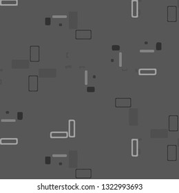 Simple black and white vector illustration. Abstract geometric background pattern