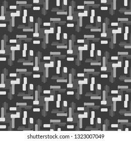 Simple black and white vector illustration. Abstract geometric background pattern