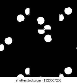 Simple black and white vector illustration. Abstract geometric background pattern