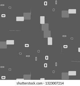 Simple black and white vector illustration. Abstract geometric background pattern