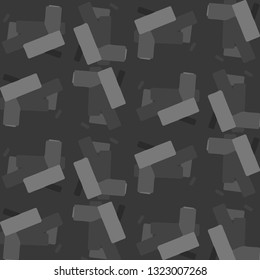 Simple black and white vector illustration. Abstract geometric background pattern