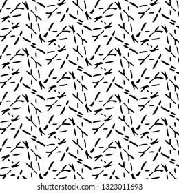 Simple black and white vector illustration. Abstract geometric background pattern