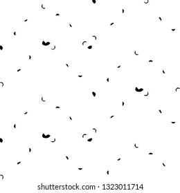 Simple black and white vector illustration. Abstract geometric background pattern