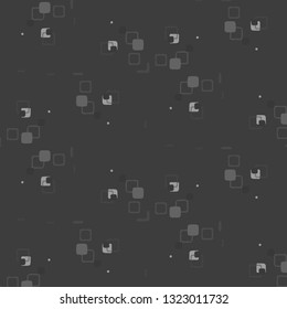 Simple black and white vector illustration. Abstract geometric background pattern