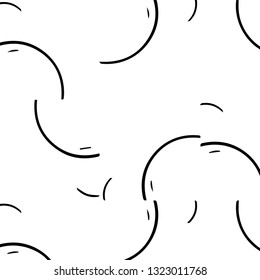 Simple black and white vector illustration. Abstract geometric background pattern
