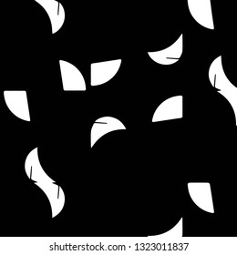 Simple black and white vector illustration. Abstract geometric background pattern