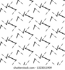Simple black and white vector illustration. Abstract geometric background pattern