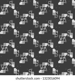 Simple black and white vector illustration. Abstract geometric background pattern