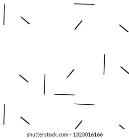 Simple black and white vector illustration. Abstract geometric background pattern