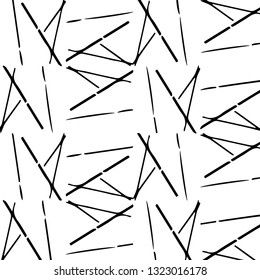 Simple black and white vector illustration. Abstract geometric background pattern