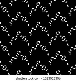 Simple black and white vector illustration. Abstract geometric background pattern