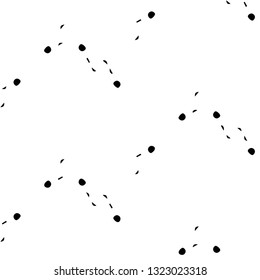 Simple black and white vector illustration. Abstract geometric background pattern