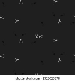 Simple black and white vector illustration. Abstract geometric background pattern
