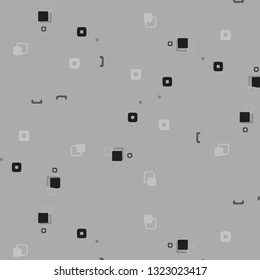 Simple black and white vector illustration. Abstract geometric background pattern