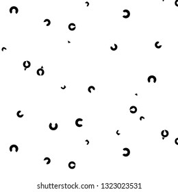Simple black and white vector illustration. Abstract geometric background pattern