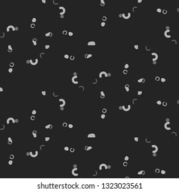 Simple black and white vector illustration. Abstract geometric background pattern