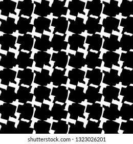 Simple black and white vector illustration. Abstract geometric background pattern