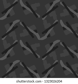 Simple black and white vector illustration. Abstract geometric background pattern