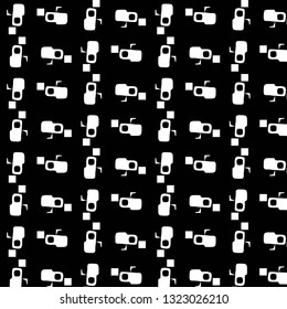 Simple black and white vector illustration. Abstract geometric background pattern