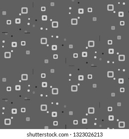 Simple black and white vector illustration. Abstract geometric background pattern