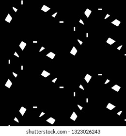 Simple black and white vector illustration. Abstract geometric background pattern