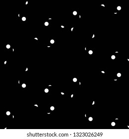 Simple black and white vector illustration. Abstract geometric background pattern
