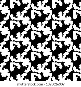 Simple black and white vector illustration. Abstract geometric background pattern