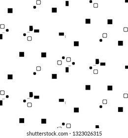 Simple black and white vector illustration. Abstract geometric background pattern