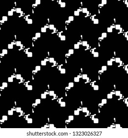 Simple black and white vector illustration. Abstract geometric background pattern