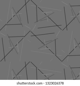 Simple black and white vector illustration. Abstract geometric background pattern