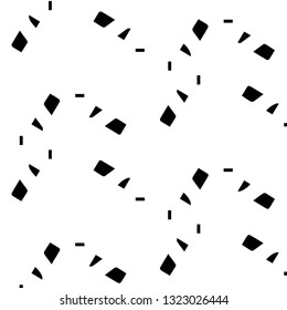 Simple black and white vector illustration. Abstract geometric background pattern