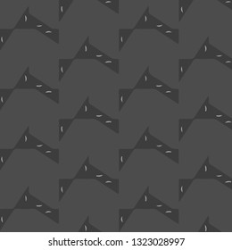 Simple black and white vector illustration. Abstract geometric background pattern
