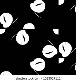 Simple black and white vector illustration. Abstract geometric background pattern