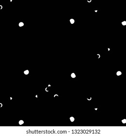 Simple black and white vector illustration. Abstract geometric background pattern
