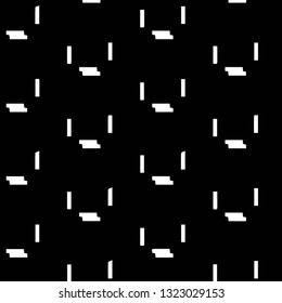 Simple black and white vector illustration. Abstract geometric background pattern
