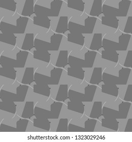 Simple black and white vector illustration. Abstract geometric background pattern