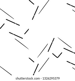 Simple black and white vector illustration. Abstract geometric background pattern