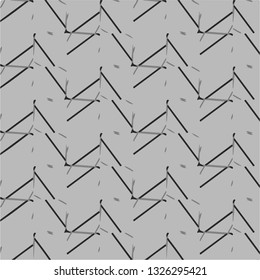 Simple black and white vector illustration. Abstract geometric background pattern